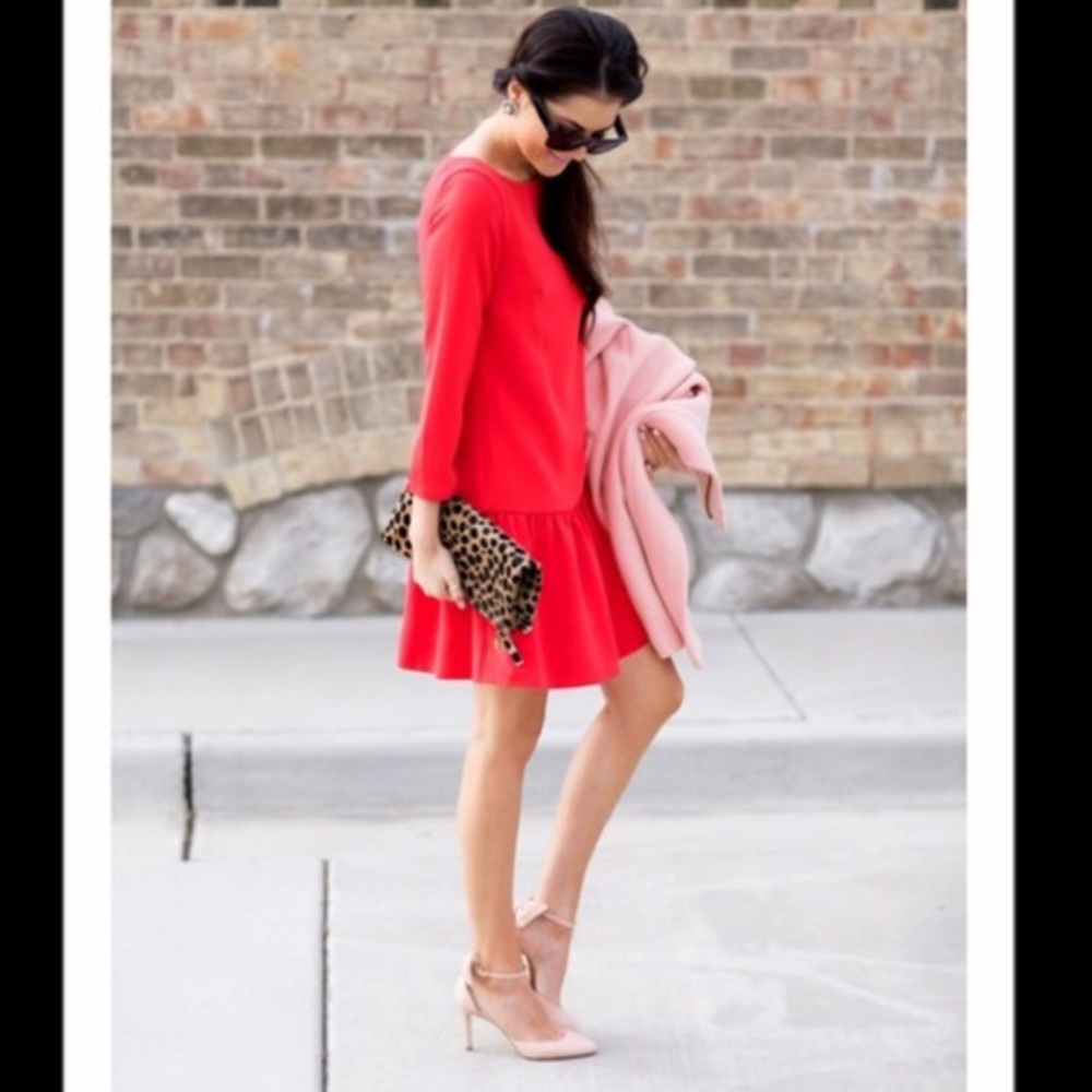 J. Crew drop waist dress